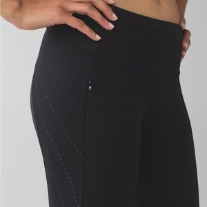 Lululemon stop at nothing crop black legging